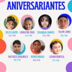 ANIVERSARIANTES DE JUNHO